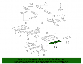 Protecție fund stânga Lexus GS300 GS350 GS430 GS450h 06-07