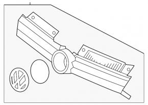 Grila radiator VW Jetta 13-14 USA