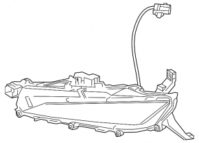 Far de ceata PTF dreapta Lexus RX350 RX450h 20-22