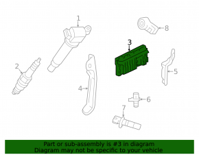 Блок ECU компьютер двигателя Toyota Avalon 13-15 3.5