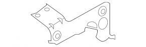 Кронштейн зарядного порта Ford Fusion mk5 13-20 plug-in