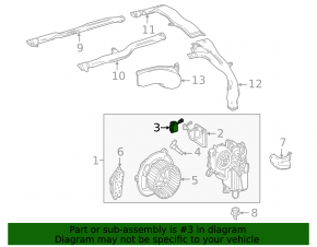 Клапан печки кондиционера 3 ряда Mercedes X164 GL W164 ML W251 R