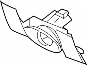 Suport senzor parcare bară spate Infiniti QX50 19-21, interior stânga, bronz
