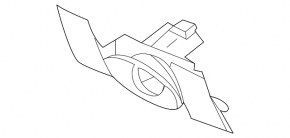 Suport senzor parcare bară spate Infiniti QX50 19-21, interior stânga, bronz