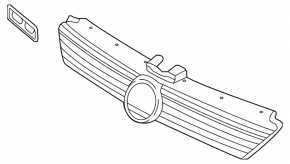Grilă radiator VW e-Golf 15-17