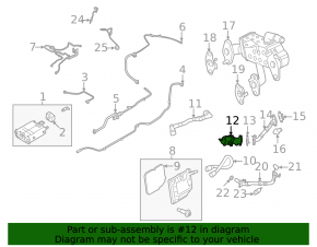 Клапан ЕГР Ford Edge 18-24 2.0T