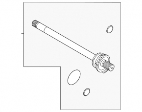 Arbore intermediar față dreapta Ford Escape MK4 20-25 hibrid, plug-in