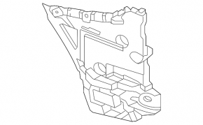 Suport bara spate, dreapta exterior, BMW X3 G01 18-23 2022-24.