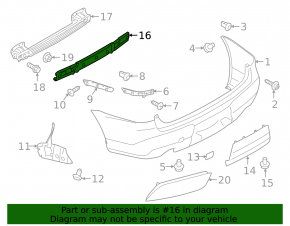 Amortizor bara spate Subaru Ascent 19-26