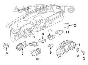 Щиток приборов VW Touareg 13-13 3.6