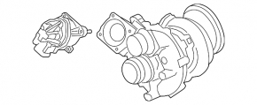Turbina stanga BMW 5 G30 18-19 4.4T