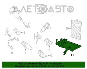 Кронштейн блока ECU компьютер двигателя Dodge Journey 11-20 3.6, 2.4