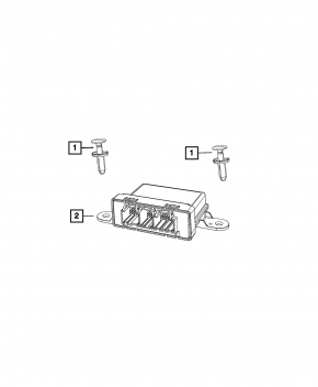 Unitate de control senzori de parcare pentru Chrysler Pacifica 17-23