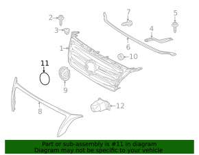 Эмблема решетки радиатора grill Lexus GX460 10-13