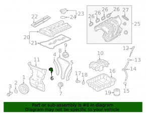 Натяжитель цепи ГРМ Mitsubishi Outlander Sport ASX 11-24