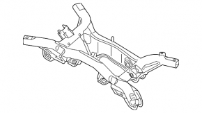 Подрамник задний Mitsubishi Outlander 16-18 рест AWD