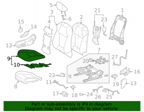 Пассажирское сидение Toyota Rav4 19-24 без airbag, механическое, ткань, комбинированный серый, под химчистку, контакт с водой