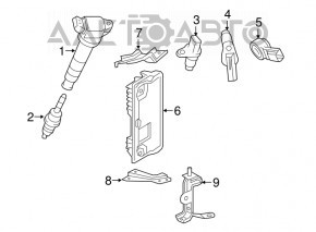 Блок ECU компьютер двигателя Lexus RX450h 17