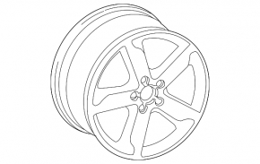 Диск колесный R19 Audi Q5 8R 09-17 тип 1