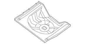Корыто багажника Nissan Altima 13-18