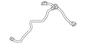 Трубка клапана ЕГР Audi A6 C7 12-15 3.0T