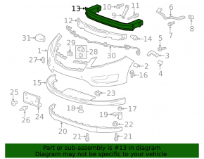 Amplificatorul de bara fata pentru Chevrolet Volt 11-15