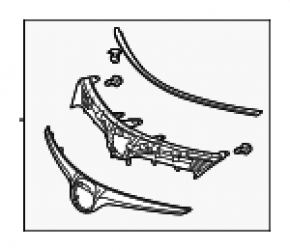 Grilă radiator Toyota Avalon 16-18