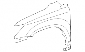 Крыло переднее левое Lexus RX300 RX330 RX350 RX400h 04-09 USA