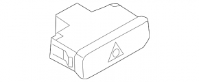 Кнопка аварийной сигнализации VW Passat b8 16-19 USA