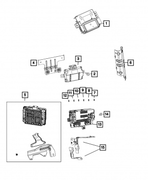 Body Control Module Jeep Cherokee KL 14-18