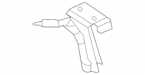 Крючок замка капота Mercedes W167 GLE 350 450 20-23