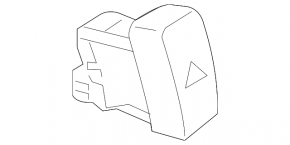 Кнопка аварийной сигнализации Mazda CX-9 16-23