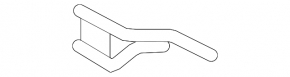 Кронштейн средней части глушителя правый BMW 5 F10 11-16 3.0T, 4.4T