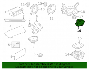 Динамик торпедный BMW X7 G07 19-26 Harman Kardon