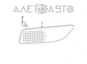 Reflector spate dreapta pentru Lexus CT200h 11-17