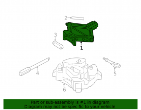 Домкрат Lincoln MKC 15-19 ржавый