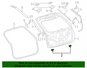 Bara de protecție a portbagajului Ford Edge 19-