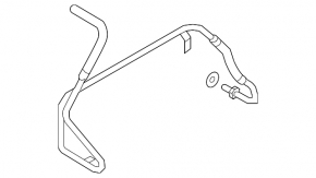 Шланг ГУР обратка VW Jetta 11-13 USA 2.0, 2.5