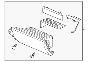 Перчаточный ящик, бардачок Acura MDX 14-20 беж