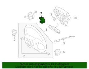 Кнопки управления на руле правые Lexus RX400h 06-08 сер