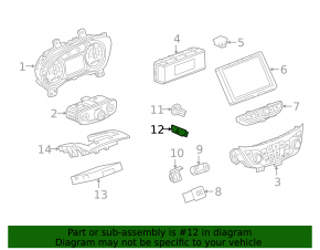 Кнопка аварийной сигнализации Chevrolet Equinox 18-24