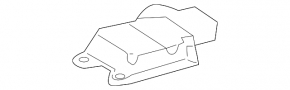 Модуль srs airbag компьютер подушек безопасности Lexus RX350 10-12