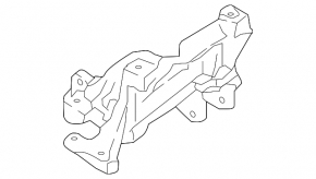 Кронштейн переднего подрамника левый Audi A4 B9 17-25