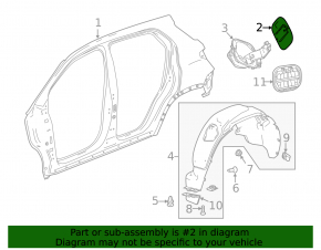 Ușa de combustibil pentru Buick Encore 13-22