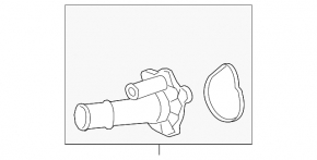 Корпус термостата Lincoln MKC 15-16 2.0Т
