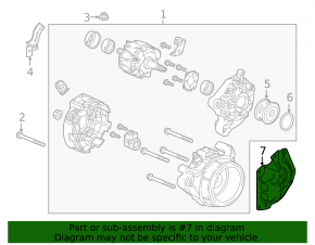 Защита генератора Honda CRV 17-19 2.4