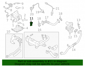 Map Sensor Kia Forte 19-24 2.0