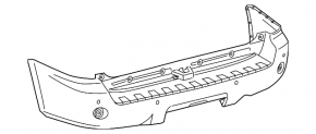 Bara spate goală Toyota Sequoia 08-16