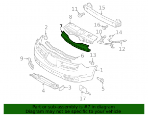 Absorbantul de bara fata pentru Subaru B9 Tribeca 06-07