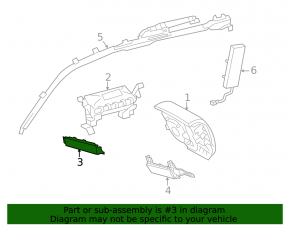 Подушка безопасности airbag колени пассажира Toyota Sequoia 08-16